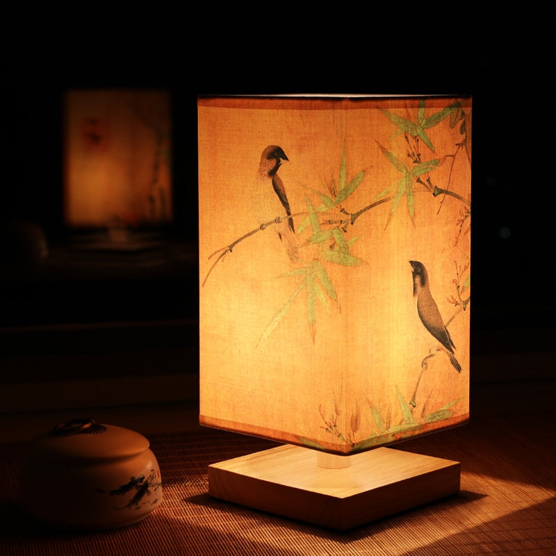 JAPANESE WOODEN LAMP – NILUX